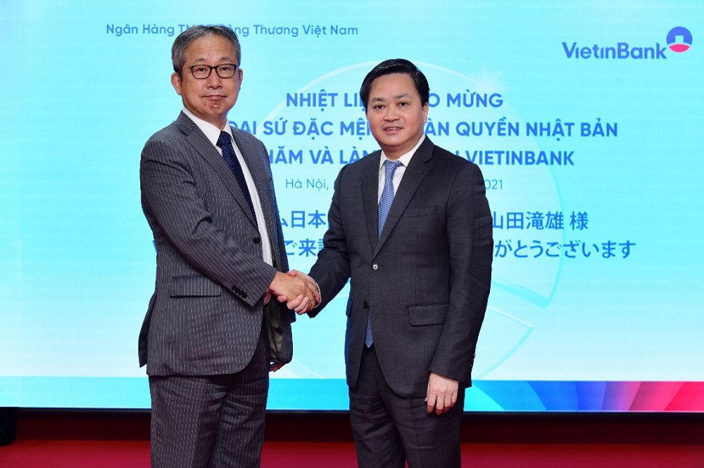 Chủ tịch HĐQT VietinBank tiếp Đại sứ Đặc mệnh toàn quyền Nhật Bản tại Việt Nam