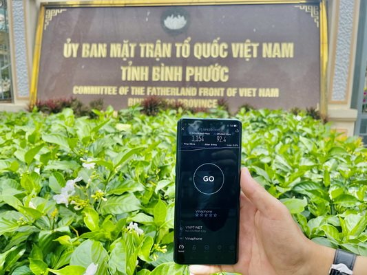 Mạng 5G đã phủ sóng tại Bình Phước