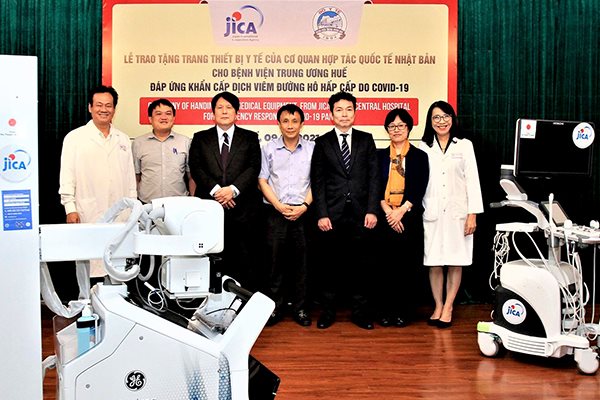JICA hỗ trợ thiết bị y tế cho miền Trung