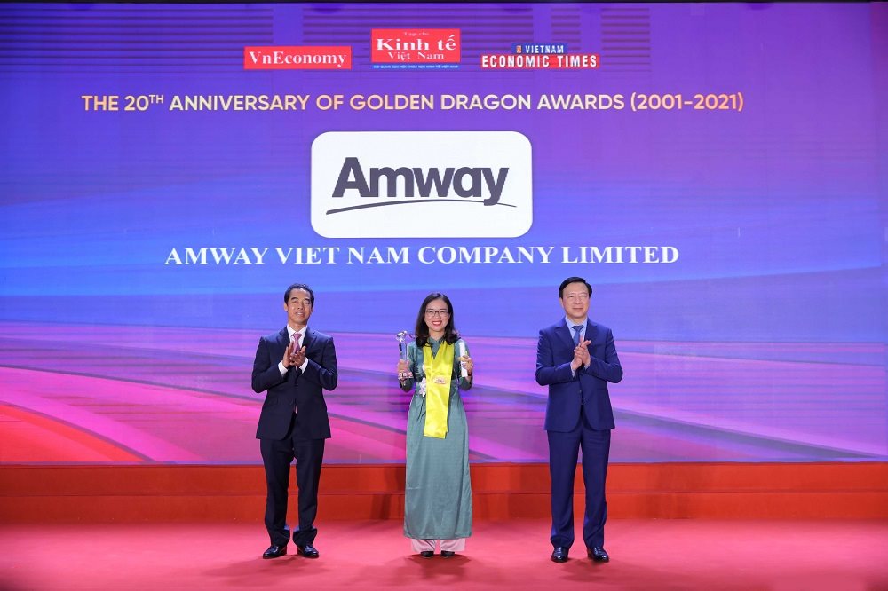 Amway Việt Nam tiếp tục nhận giải thưởng Rồng Vàng nhờ thành tựu kinh doanh