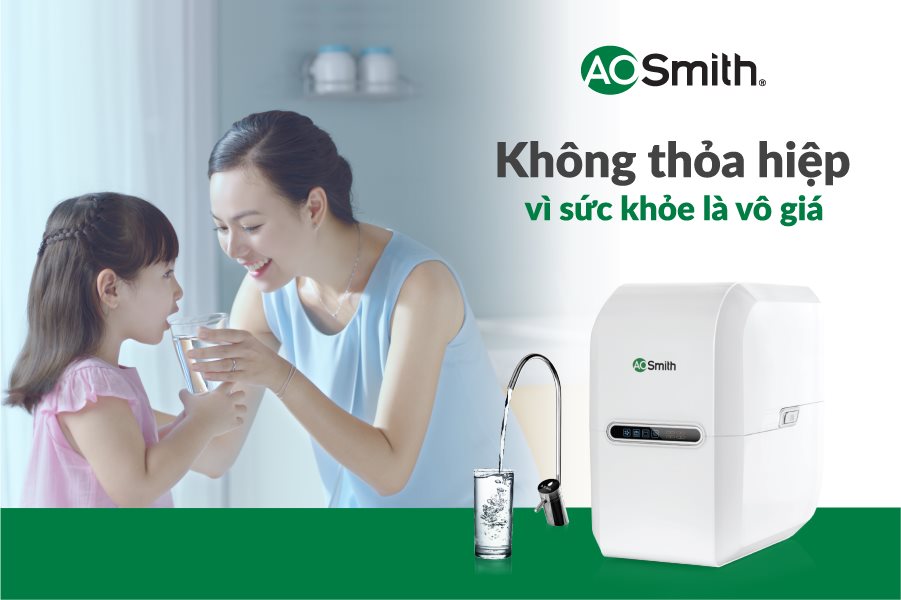 A. O. Smith khẳng định cam kết 'Không thỏa hiệp' để bảo vệ sức khỏe người tiêu dùng