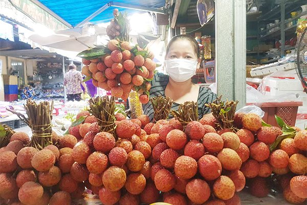 Nông sản tại 'điểm nóng' Covid-19 Bắc Giang tiêu thụ tốt, người trồng có lời