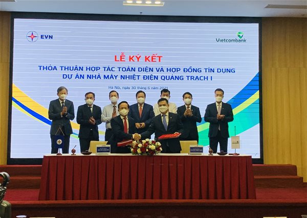Vietcombank cấp tín dụng 27.100 tỉ đồng cho dự án nhiệt điện Quảng Trạch I