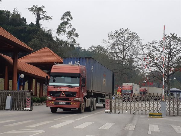 Lưu ý cho doanh nghiệp vận chuyển hàng hóa qua cửa khẩu Tân Thanh