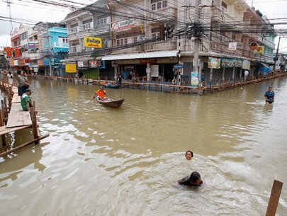 Lũ lụt hoành hành tại Thái Lan-Ấn Độ-Pakistan