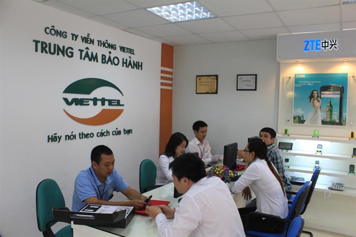 Viettel mở bốn trung tâm bảo hành