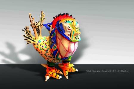 Triển lãm “Tò he” của Lê Kinh Tài
