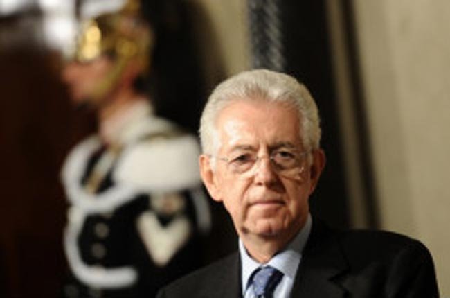Ông Mario Monti trở thành thủ tướng tạm quyền của Ý