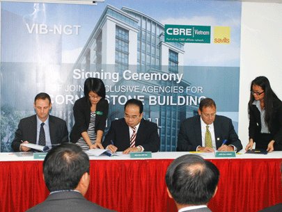 CBRE và Savills tiếp thị cho tòa nhà VIB-Conerstone