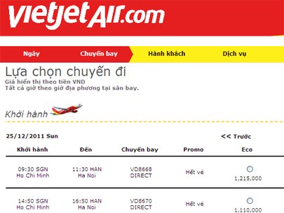 VietJet Air sẽ cất cánh ngày 25-12