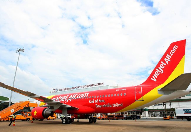 Máy bay của VietJet Air đã về Việt Nam