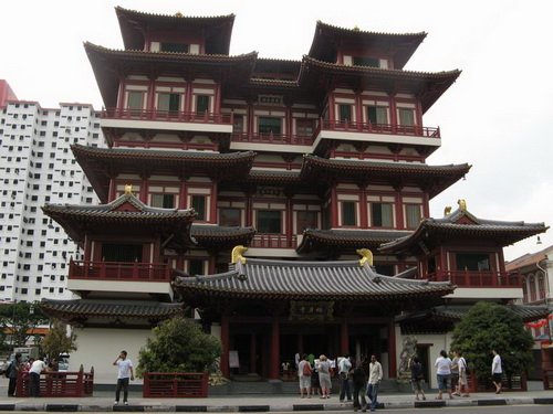 Viếng chùa Phật Nha ở Singapore