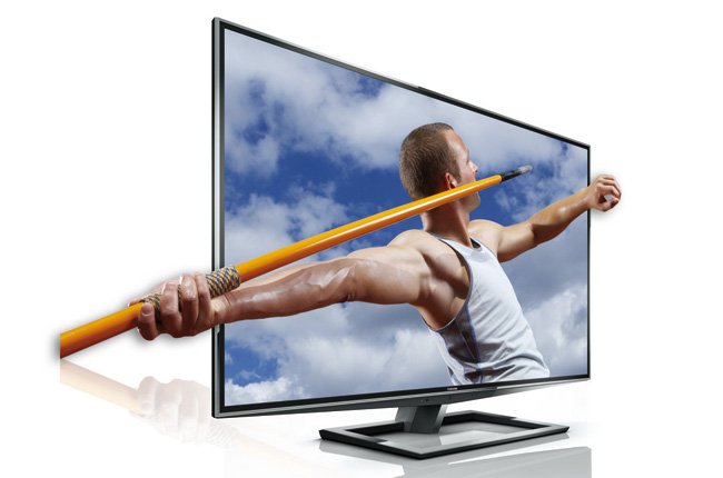 Ti vi Toshiba 3D 55 inch, không dùng kiếng