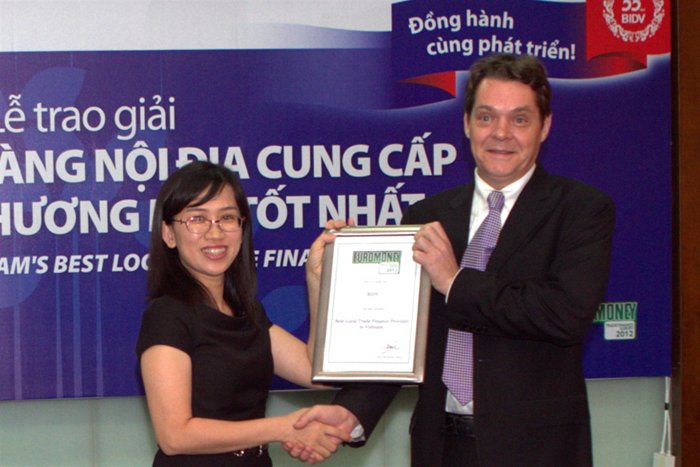 BIDV nhận giải thưởng của Euromoney