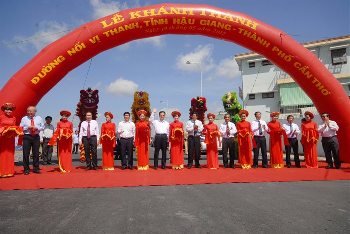 Khánh thành QL 61B nối Vị Thanh và TP Cần Thơ Khánh thành QL 61B nối Vị Thanh và TP Cần Thơ