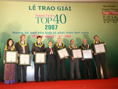 Saigon Times Top 40: Một giải thưởng vì sự phát triển bền vững
