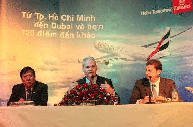 Emirates bay hằng ngày đến TPHCM