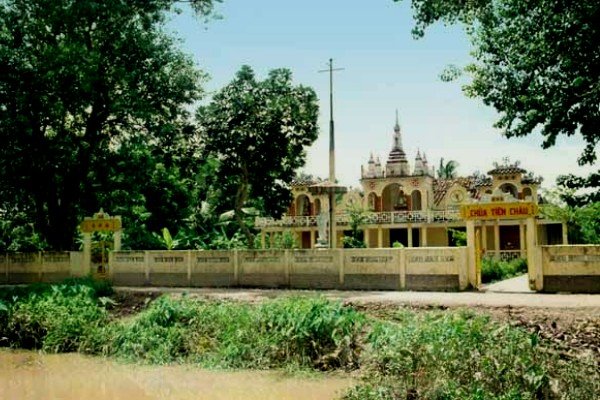 Chùa Tiên Châu trên cù lao An Bình, Vĩnh Long