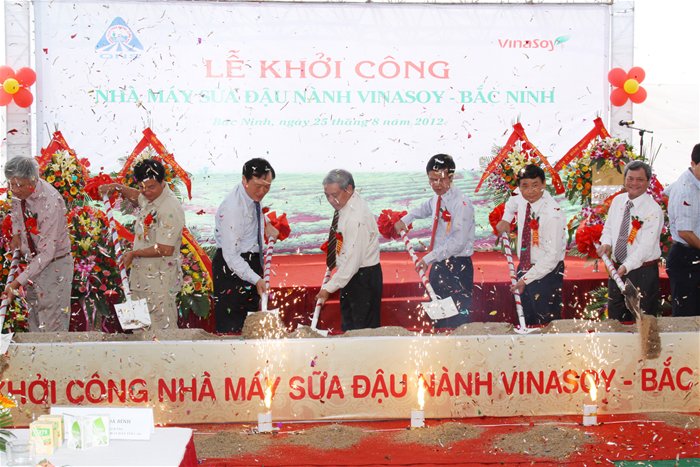 Vinasoy xây nhà máy sữa đậu nành tại Bắc Ninh