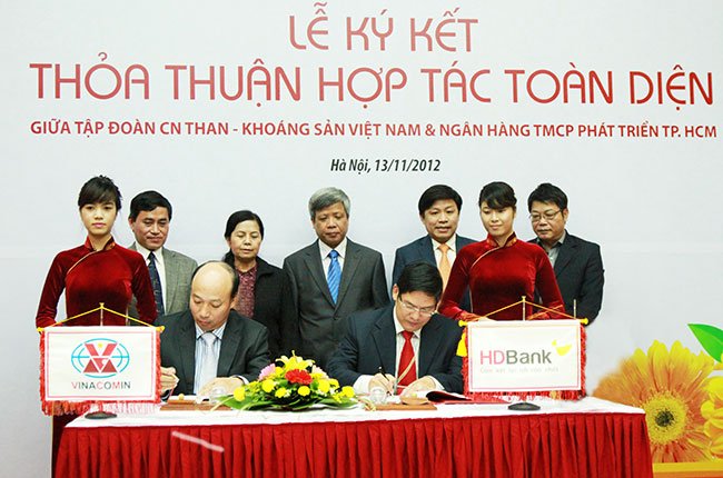 Vinacomin và HDBank ký kết hợp tác toàn diện