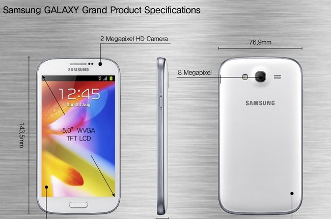 Samsung giới thiệu Galaxy Grand