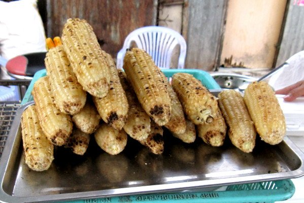 Bắp nướng mỡ hành