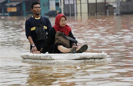 Thủ đô Jakarta của Indonesia bị ngập