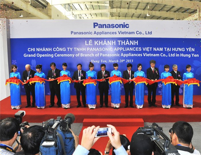 Panasonic sản xuất máy giặt tại Hưng Yên