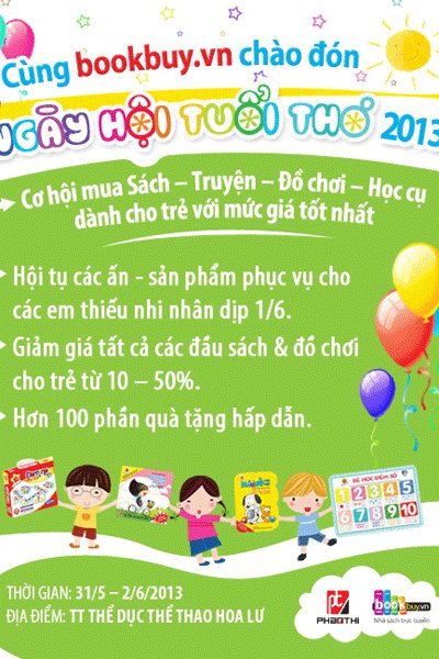 Hội sách thiếu nhi tại TPHCM