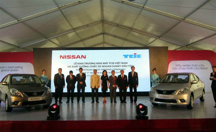 Khánh thành nhà máy lắp ráp ô tô Nissan