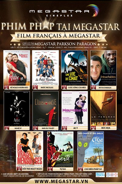 Những tháng phim Pháp tại MegaStar
