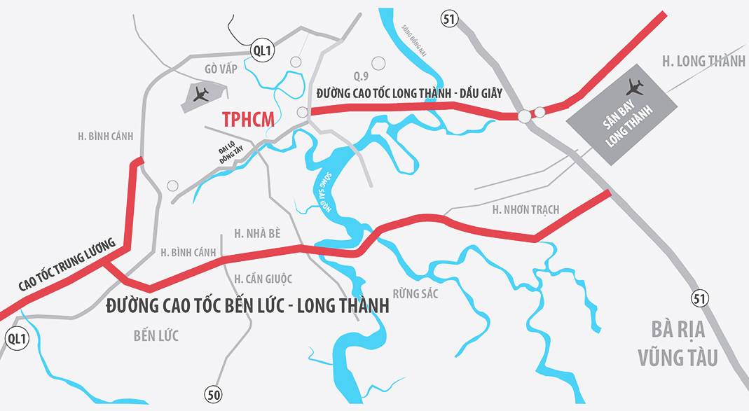 Cao tốc Bến Lức - Long Thành sẽ là công trình thay đổi hoàn toàn cách di chuyển giữa các địa phương khu vực miền Nam. Với tốc độ vượt trội và cơ sở hạ tầng hiện đại, chuyến đi sẽ trở nên dễ dàng hơn đáng kể. Cùng trải nghiệm và khám phá những điều tuyệt vời trên cao tốc này.