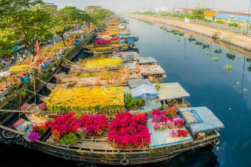 Chợ hoa xuân “Trên bến dưới thuyền” 2023 sẽ có 666 gian hàng