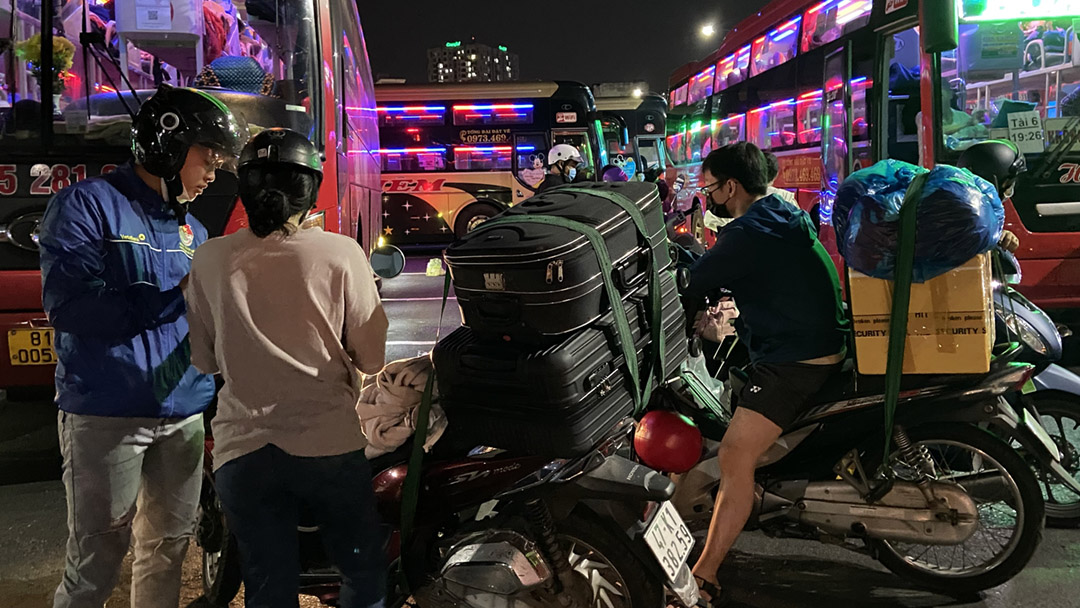 bến xe miền Đông. Ảnh: Minh Hoàng