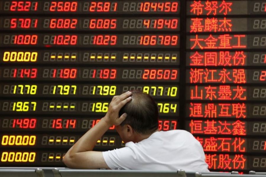 中國股市已失去今年迄今的所有漲幅