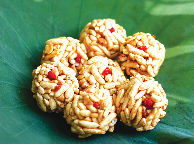 Bánh khẩu sli, khẩu dênh – Món ăn vặt ngày Tết
